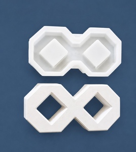 Moule en plastique pour pavés en béton en forme de 8, directement de l'usine - Product Image 1