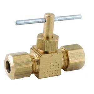 Vanne à aiguille industrielle en laiton pour le contrôle du débit dans les pipelines ou la protection contre les fuites, disponible au prix d'usine pour la vente en gros - Product Image 2