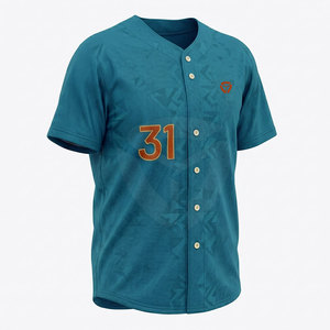 Camiseta de béisbol para atletas, costuras duraderas, ajuste cómodo, adecuada para partidos competitivos, camiseta de béisbol transpirable - Product Image 3