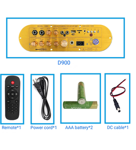 D900 công suất cao nhà khuếch đại hội đồng quản trị với bản gốc IC độc quyền 2.1 kênh siêu trầm âm cao và thấp - Product Image 6