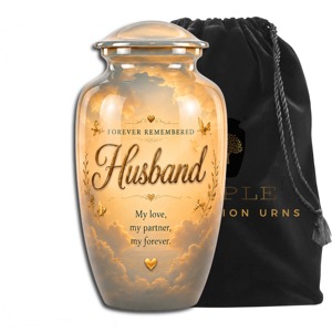 Urne funéraire écologique de style européen et américain pour cendres humaines, pour adultes, 10 pouces - Product Image 6