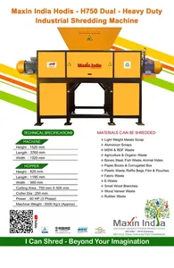 Máquina Trituradora de Huesos de Ganado de Calidad Premium, Modelo Eléctrico de Doble Eje de Alta Resistencia con Caja de Engranajes Helicoidales para Uso Industrial - Product Image 2