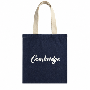 Blue 300 GSM Denim <b>Tote</b> Bag 34x38-cm One-Side Flock Print Custom Logo Wholesale OEM Private Label Bulk SNCH171-TIC Pro - Product Image 3