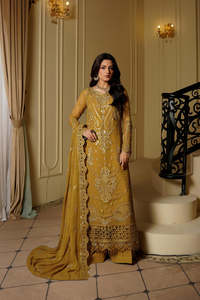 Robes de soirée élégantes pakistanaises en 3 pièces, tenues de fête, brodées, tailles et couleurs personnalisées, mode de mariage et de fête, vente en gros - Product Image 5
