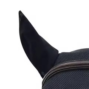 Dernier design, équipement équestre personnalisé, voiles anti-mouches pour chevaux, bonnets en maille douce de haute qualité pour l'équitation, masque anti-mouches - Product Image 6