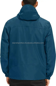 Chaqueta Cortavientos de Poliéster para Hombre, Cuello Alto Delgado, con Capucha, Resistente al Viento, Logotipo Frontal Personalizado, Colores Personalizables - Product Image 4