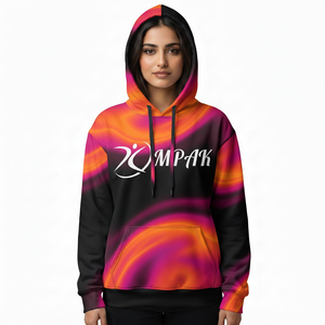 Hoodie unisexe surdimensionné de style streetwear haut de gamme avec design sublimé sur toute la surface pour un style décontracté - Product Image 1