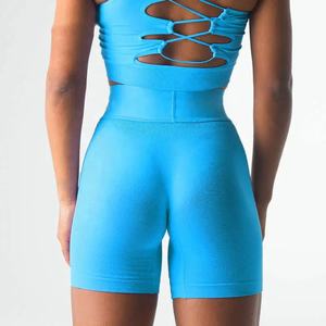 2023 nouveauté Offre Spéciale entraînement athlétique Biker Shorts femmes course Fitness Gym Shorts femmes Nylon sport Yoga Shorts - Product Image 5