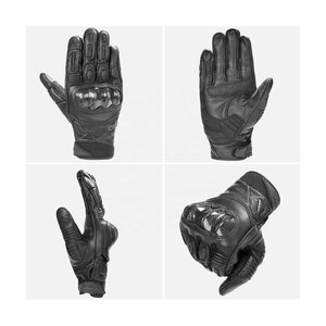 Guantes de Motocicleta de Cuero Premium, Guantes de Carreras con Protección para Nudillos, Guantes de Motociclista de Dedo Completo para Motociclismo - Product Image 5