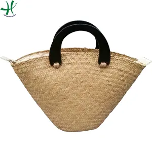 Bolso de playa de moda/bolso de algas marinas/bolsos de mujer hechos a mano para compras diarias o vacaciones - Product Image 1
