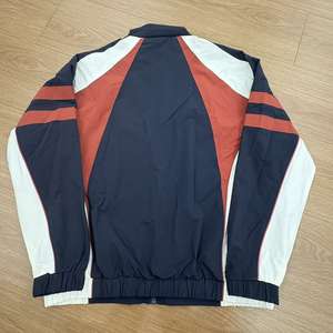 Ensemble deux pièces décontracté et sportif personnalisé : Blouson coupe-vent bomber en nylon zippé coupe ample contrastant et pantalon de jogging oversize - Product Image 3