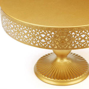 Support à gâteau en métal très vendu, design élégant et raffiné, haute qualité, mariages, fêtes, desserts, taille, forme et couleur personnalisables - Product Image 5