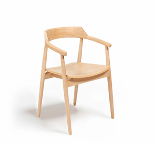 Ensemble de table à manger ovale en bois massif Mindi Mani, style minimaliste - Product Image 3