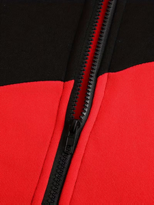 Pulls à capuche surdimensionnés pour hommes en gros, tricotés, écologiques, respirants, en polyester/coton, avec motif 3D en lettres en relief - Product Image 4