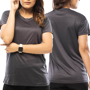 T-shirts blancs à manches longues pour femmes, de qualité supérieure, prix de gros, sublimation, vierges - Product Image 3