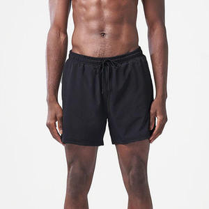 Men's Solid Color ShortsFront drawstring waist shorts Breathable Quick Dry Athletic Shorts Mid Length Casual Style 100%Polyester - Product Image 4