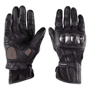 Gants de moto pour hommes en tissu respirant, fabrication en usine, 100% cuir, gants de conduite - Product Image 1