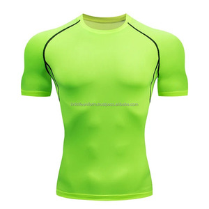 Camiseta de Compresión para Hombre, Sin Mangas, Transpirable, de Secado Rápido, para Gimnasio, Fitness, Deportes, Capa Base, Entrenamiento Regular, Logotipo Personalizado - Product Image 2