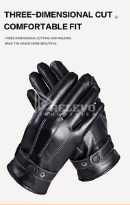 Winter Warm PU Leather Driving <b>Gloves</b> General Purpose Work <b>Gloves</b> for Winter Good Quality Fot Leather <b>Gloves</b> - Product Image 6