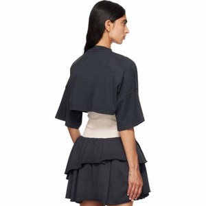 Camiseta de Verano Corta Informal para Mujer, 100% Algodón, Transpirable, Antiencogimiento, Cuello Redondo, con Logotipo, Ecológica, 220g - Product Image 3