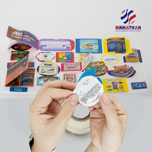 Étiquettes adhésives multicouches personnalisées de qualité supérieure, résistantes, imperméables, résistantes à la chaleur, pour l'emballage de vin et de boissons, vente en gros UV - Product Image 1