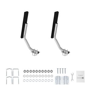 Guide per Rimorchio Barca Regolabili in Larghezza 1.2, 2 Pezzi, in Acciaio ad Alta Durezza con Cuscinetti di Supporto Spessi - Product Image 1