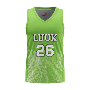เสื้อบาสเก็ตบอลระบายอากาศได้ดี คอวี แขนกุด ผลิตตามสั่งสำหรับสโมสร โรงเรียน ทีมกีฬา โดยผู้ผลิตชุดกีฬา - Product Image 1
