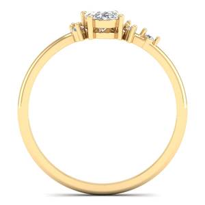 Bague de fiançailles REYES GRA certifiée en argent sterling 925, coupe ovale, 0,56 carat, moissanite, cadeau d'anniversaire parfait pour les femmes - Product Image 4