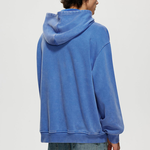 Sweat-shirt à capuche personnalisé en molleton de coton doux, coupe classique, avec poche, pour homme, hiver, écologique, vente en gros, OEM - Product Image 3