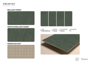 Dalle de porcelaine contemporaine Fabula Finish 600x1200mm 60x120cm 24x48 pouces, grand revêtement décoratif mural et de sol pour l'aménagement moderne - Product Image 4