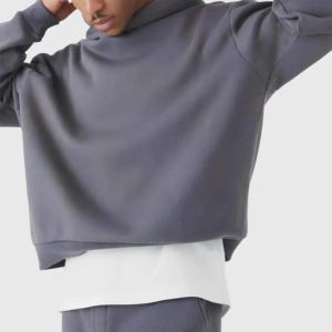 Conjunto Deportivo para Hombre, Estilo Urbano, Pantalones Deportivos, Sudadera con Capucha Extra Grande, 100% Algodón, Impresión Personalizada, Traje para Correr 2026 - Product Image 3