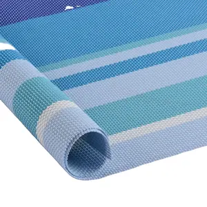 Waterproof Woven Mesh Pvc Fabric For Beach Chair-home Accessories Fabric Lightweight Flexible