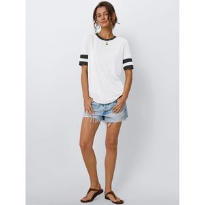 Tops de verano 2025 para mujer, camisetas de Moda de Primavera 2025, ropa informal elegante con cuello redondo, trajes básicos con mangas cortas - Product Image 4