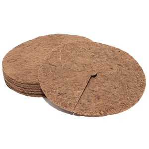 Accessoires agricoles tapis de contrôle des mauvaises herbes en fibre de noix de coco naturelle compostable couverture de plante tapis de protection des anneaux d'arbre - Product Image 5