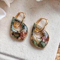 Boucles d'oreilles en raisins, faites à la main, pour femmes