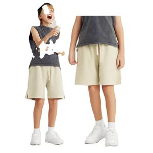 กางเกงขาสั้นผ้าแคนวาสคุณภาพสูง ทนทาน ระบายอากาศได้ดี กันลม 100% ผ้าฝ้าย แต่งชายผ่าข้าง ปิดด้วยเชือกผูก เหมาะสำหรับฤดูใบไม้ผลิและฤดูร้อน สำหรับผู้ชาย - Product Image 1