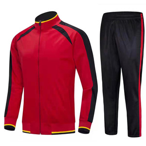 Regular Fit Men's 2-Piece Jogger Style Solid <b>Tracksuit</b> Winter Wear Elastic Waist Lightweight Comfort Soft Fabric Breathable - Product Image 3
