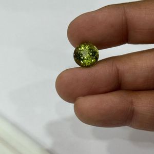 Offre Spéciale – Pierre Précieuse Naturelle Tourmaline Verte Ronde Brillante de 5,45 Carats, Qualité Joaillerie Fine AAAA de Madagascar, Vente en Gros - Product Image 5