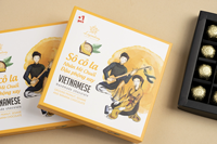 Chocolat au lait artisanal du Vietnam, saveur beurre de cacahuète et banane, bonbons sucrés, chocolat solide