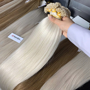 Extensions de cheveux naturels vietnamiens de qualité supérieure avec pointe en kératine, 100g, prix de gros, toutes couleurs, 60 cm - Product Image 1