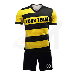 ชุดฟุตบอลออกแบบเองขายส่งปี 2026 ผลิตจากโพลีเอสเตอร์ 100% สีดำ สำหรับผู้ใหญ่ ราคาดี - Product Image 2