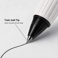 Stylo gel 0,5 mm en plastique à clic pour examen, écriture et promotion