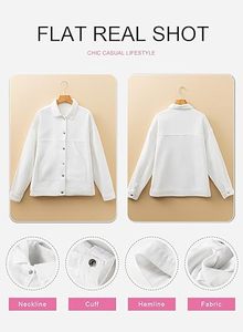 Wholesale High Quality Custom Logo Front 100% Cotton Men's Winter <b>Jeans</b> <b>Jacket</b> Breathable Eco-Friendly Quick Dry Outdoor Use - Product Image 6