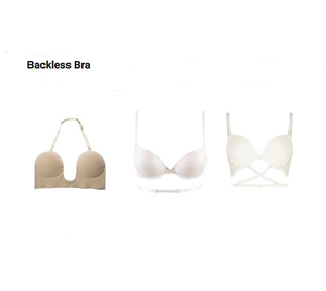 Custom Wholesale Price Full Coverage Removable Pad Backless Bra <b>Women</b> Anti Bacterial Wire-Free Knitted <b>Silk</b> Cotton - Product Image 2