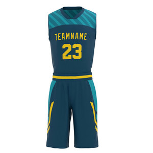 Uniforme de Baloncesto de Equipo de Última Tendencia con Diseño Personalizado, Uniformes de Baloncesto de Buena Calidad, de Secado Rápido y Transpirables - Product Image 2