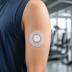Patch adhésif personnalisé en non-tissé découpé sur mesure avec hydrocolloïde absorbant l'humidité pour capteur CGM, surpatch OEM pour moniteur de glycémie - Product Image 4