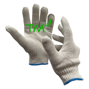 Guantes de algodón con puntos de PVC antideslizantes para trabajo de seguridad, hechos en Vietnam, 65g - Product Image 5