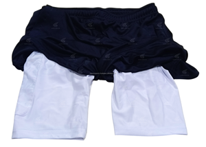 Pantalones Cortos Casuales de Poliéster para Hombre, Forro Interior de Tela Elástica, Ligeros y Cómodos, Pantalones Cortos Deportivos de Verano, Colores Sólidos Premium - Product Image 2