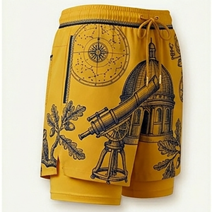 Shorts de Baño para Hombre con Bolsillos Laterales Funcionales y Ajuste Seguro, Almacenamiento Conveniente, Transpirables y Sostenibles - Product Image 3