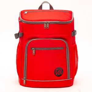 Red multifunctional insulated <b>backpack</b> <b>simple</b> refrigerated bag large capacity picnic bag meal delivery bag - Product Image 1